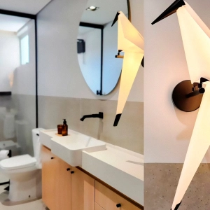 Torneira de Parede para Banheiro (Tay Preta Fosca)