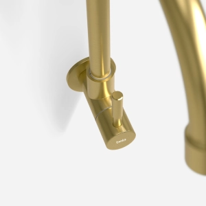 Torneira de Parede para Cozinha Inox (Brava Ouro Fosca)