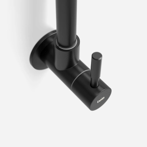 Torneira de Parede para Cozinha Inox (Grace Preta Fosca)