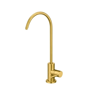 Torneira Giratória de Filtro Água Fria Inox (Simi Dourada Fosca)