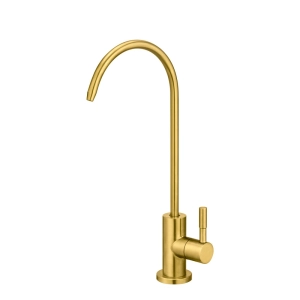 Torneira Giratória de Filtro Água Fria Inox (Simi Dourada Fosca)