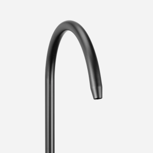 Torneira Giratória de Filtro Água Fria Inox (Simi Preta Fosca)