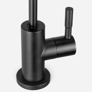 Torneira Giratória de Filtro Água Fria Inox (Simi Preta Fosca)