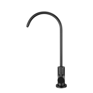 Torneira Giratória de Filtro Água Fria Inox (Simi Preta Fosca)