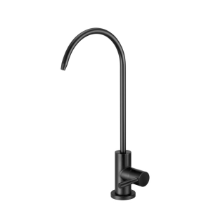 Torneira Giratória de Filtro Água Fria Inox (Simi Preta Fosca)