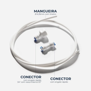 Torneira Girat&oacute;ria de Filtro &Aacute;gua Fria Inox (Simi Ros&eacute; Gold Fosca)