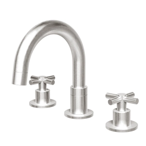 Torneira Misturador Baixa para Banheiro Inox (Alva Escovada)