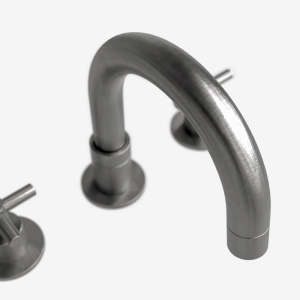 Torneira Misturador Baixa para Banheiro Inox (Alva Grafite Fosca)