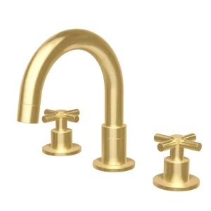 Torneira Misturador Baixa para Banheiro Inox (Alva Ouro Fosca)