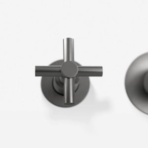 Torneira Misturador de Parede para Banheiro Inox (Alva Grafite Fosca)