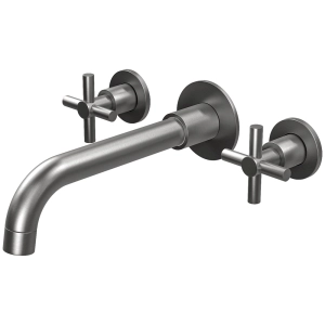 Torneira Misturador de Parede para Banheiro Inox (Alva Grafite Fosca)