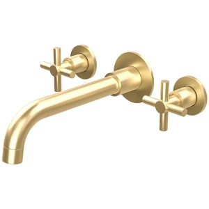 Produto Torneira Misturador de Parede para Banheiro Inox (Alva Ouro Fosca)