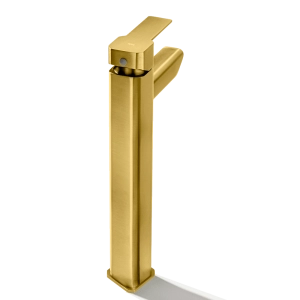 Torneira Monocomando Alta para Banheiro Inox (Adda Dourada Fosca)