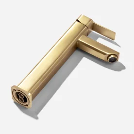 Produto Torneira Monocomando Alta para Banheiro Inox (Adda Ouro Fosco) - Outlet