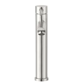 Torneira Monocomando Alta para Banheiro Inox (Lis Escovada) - Outlet Produto Torneira Monocomando Alta para Banheiro Inox (Lis Escovada) - Outlet