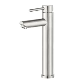 Torneira Monocomando Alta para Banheiro Inox (Lis Escovada) - Outlet Produto Torneira Monocomando Alta para Banheiro Inox (Lis Escovada) - Outlet