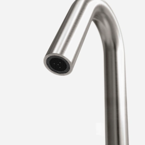 Torneira Monocomando Alta para Banheiro Inox (Tille Escovada)