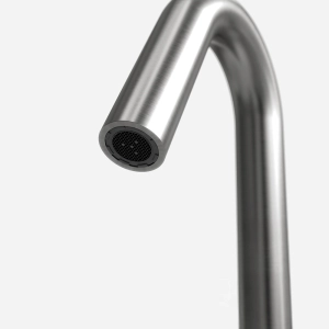 Torneira Monocomando Alta para Banheiro Inox (Tille Grafite Fosca)