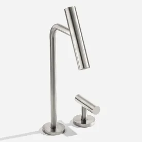 Produto Torneira Monocomando Alta para Banheiro (Lay Níquel Fosca) - Outlet