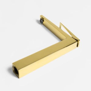 Torneira Monocomando Alta para Banheiro (Zeya Dourada)