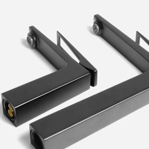 Torneira Monocomando Alta para Banheiro (Zeya Preta Fosca)