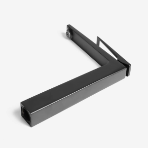 Torneira Monocomando Alta para Banheiro (Zeya Preta Fosca)