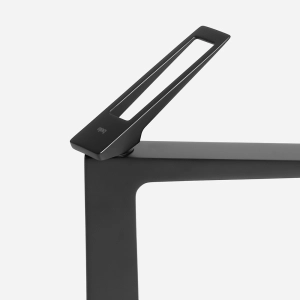 Torneira Monocomando Alta para Banheiro (Zeya Preta Fosca)