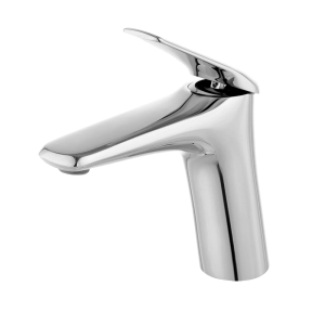 Torneira Monocomando Baixa para Banheiro (Beni Cromada)