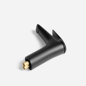 Torneira Monocomando Baixa para Banheiro (Beni Preta Fosca)