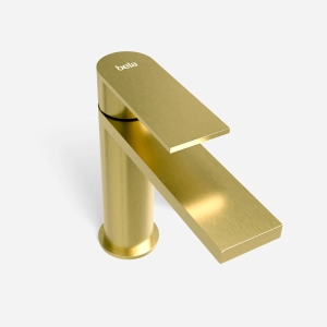 Torneira Monocomando Baixa para Banheiro Inox (Bell Ouro Fosca)