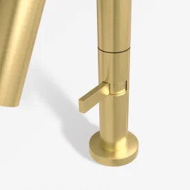 Produto Torneira Monocomando Baixa para Banheiro Inox (Tille Ouro Fosca) - Outlet
