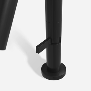 Torneira Monocomando Baixa para Banheiro Inox (Tille Preta Fosca)