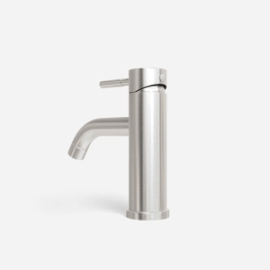 Torneira Monocomando Baixa para Banheiro Inox (Una Escovada)