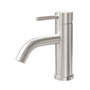 Torneira Monocomando Baixa para Banheiro Inox (Una Escovada)