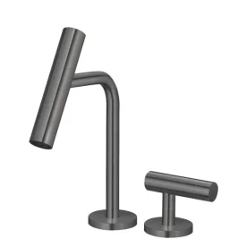 Torneira Monocomando Baixa para Banheiro (Lay Grafite Fosca) - Outlet Produto Torneira Monocomando Baixa para Banheiro (Lay Grafite Fosca) - Outlet