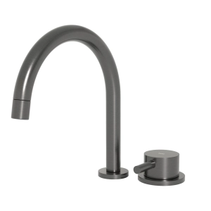 Torneira Monocomando Baixa para Banheiro (Milos Grafite Fosca)