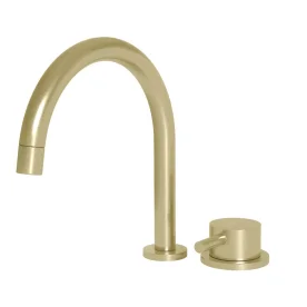 Torneira Monocomando Baixa para Banheiro (Milos Ouro Fosco) - Outlet Produto Torneira Monocomando Baixa para Banheiro (Milos Ouro Fosco) - Outlet