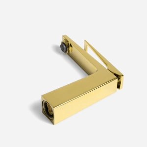 Torneira Monocomando Baixa para Banheiro (Zeya Dourada)