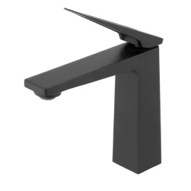 Torneira Monocomando Baixa para Banheiro (Zeya Preta Fosca) - Outlet Produto Torneira Monocomando Baixa para Banheiro (Zeya Preta Fosca) - Outlet