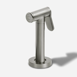 Torneira Monocomando com Ducha de Cozinha Inox (Fiji Escovada)