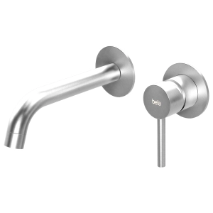 Torneira Monocomando de Parede para Banheiro Inox (Oka Escovada)