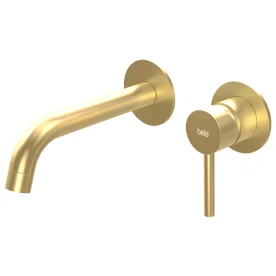 Produto Torneira Monocomando de Parede para Banheiro Inox (Oka Ouro Fosca) - Outlet