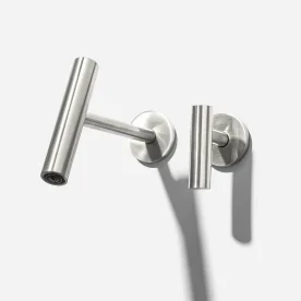 Torneira Monocomando de Parede para Banheiro (Lay Níquel Fosca) - Outlet Produto Torneira Monocomando de Parede para Banheiro (Lay Níquel Fosca) - Outlet