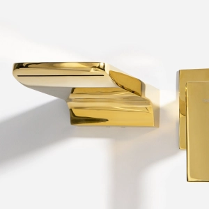 Torneira Monocomando de Parede para Banheiro (Yura Dourada)