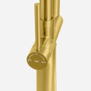 Torneira Monocomando de Piso para Banheira (Lena Dourada Fosca)