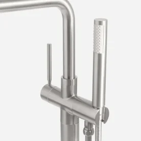 Torneira Monocomando de Piso para Banheira (Lena Escovada) - Outlet Produto Torneira Monocomando de Piso para Banheira (Lena Escovada) - Outlet