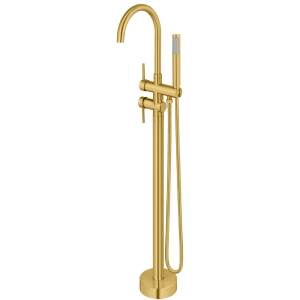 Produto Torneira Monocomando de Piso para Banheira (Maule Dourada Fosca)