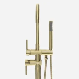 Torneira Monocomando de Piso para Banheira (Maule Ouro Fosca) - Outlet Produto Torneira Monocomando de Piso para Banheira (Maule Ouro Fosca) - Outlet