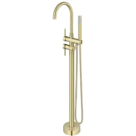 Torneira Monocomando de Piso para Banheira (Maule Ouro Fosca) - Outlet Produto Torneira Monocomando de Piso para Banheira (Maule Ouro Fosca) - Outlet
