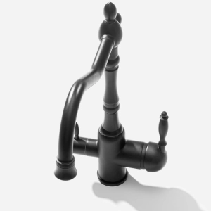 Torneira Monocomando Girat&oacute;ria de Filtro (Aran Preta Fosca)